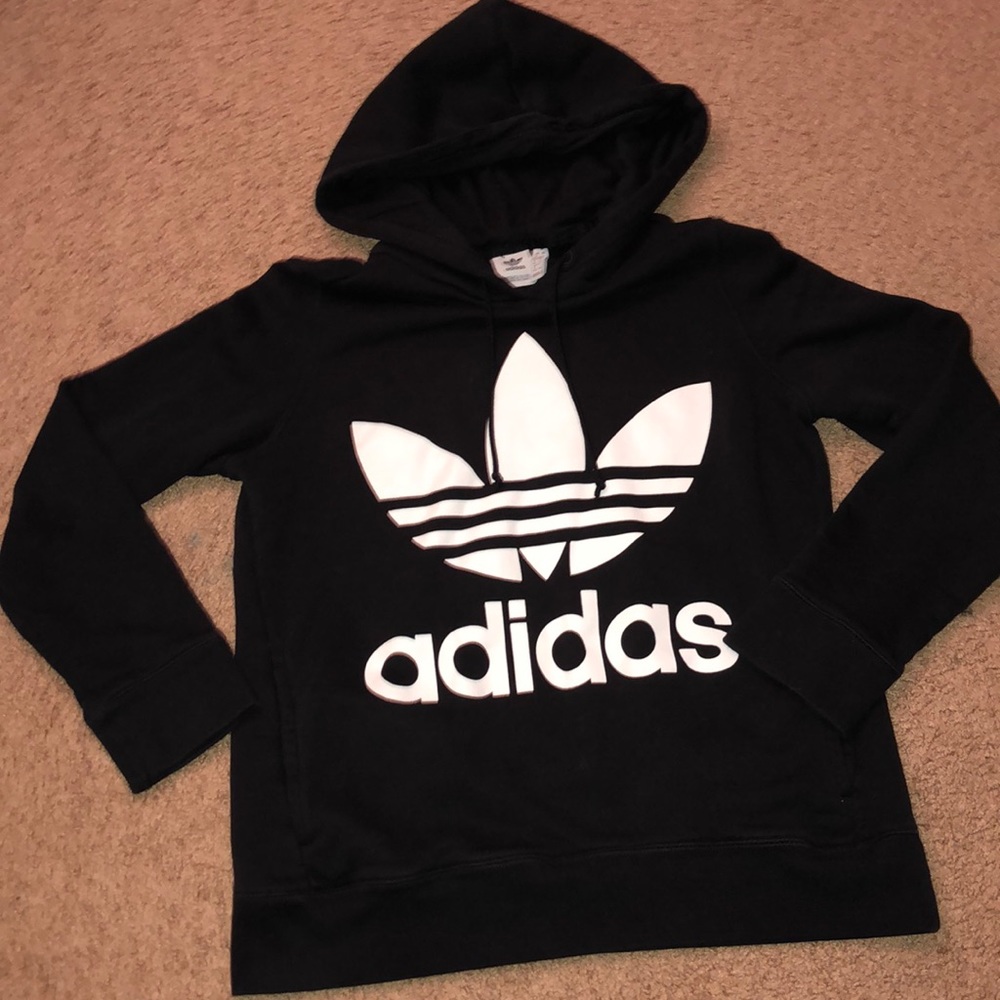 Adidas logo hoodie sweatshirt